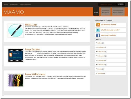 MaamoBloggerTemplate thumb