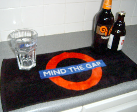 Mind the Gap Spillage Beer Mat