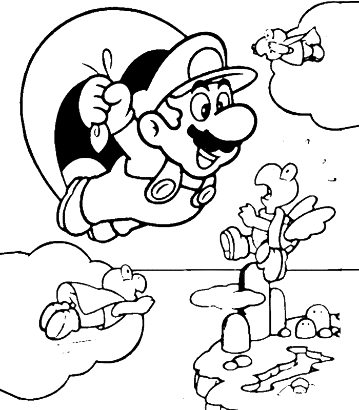 Free Printable Mario Brothers Coloring Pages, Download Free ...