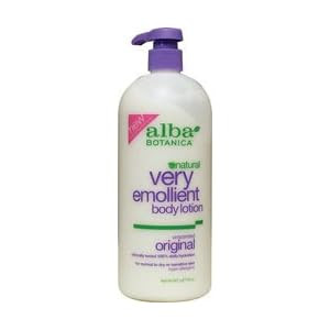 Alba Botanica Very Emollient Body Lotion Unscented 32-Ounce Bottle