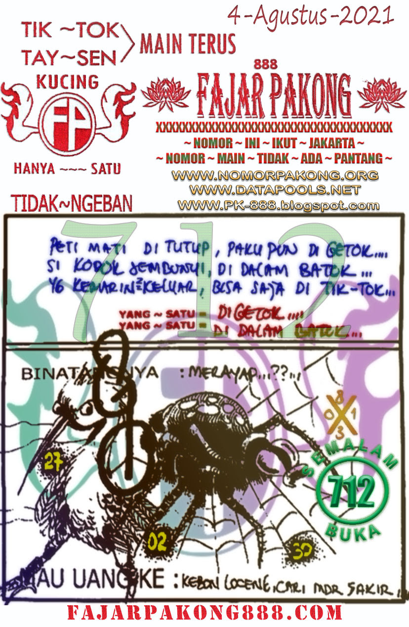 Data Pengeluaran Terbaru Live Fajar Pakong 8 Sgp48 Sgp49 Hkpools