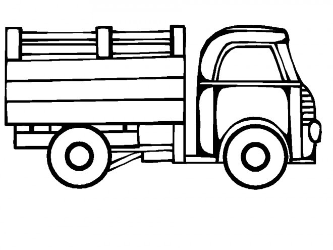 Coloriage Remorque gratuit à imprimer