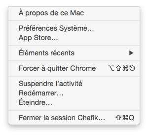 apple menu