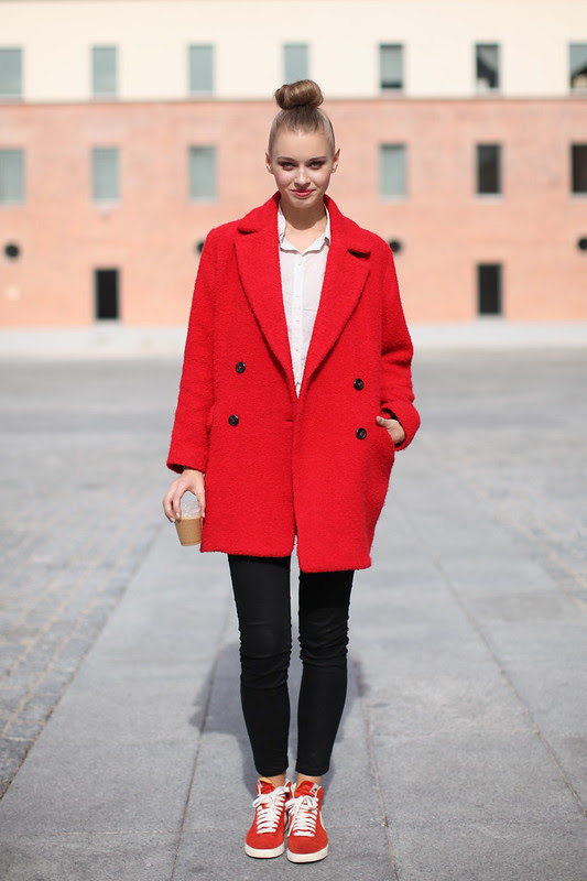 Girl in red