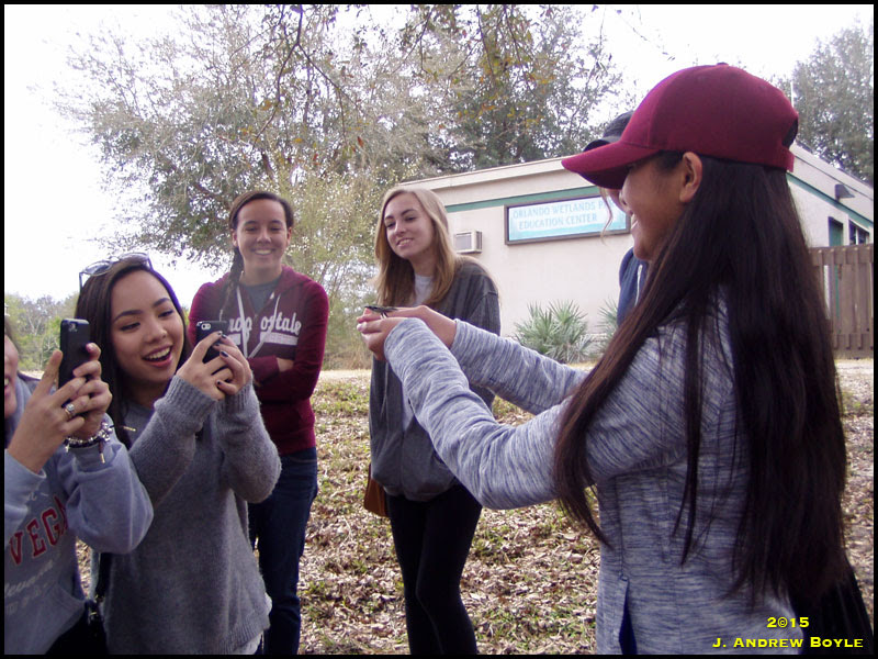 Photo Op of a Warbler Release Photo Op of a Warbler Release