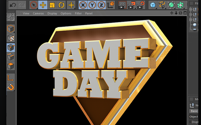 Game Day Cinema 4D 3D Text File by loswl on DeviantArt