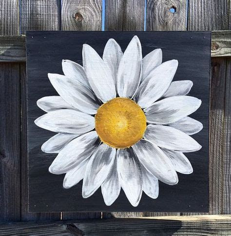 From the cabinets in your kitchen to a piece of furniture to a fun craft, there are plenty of wood items you can paint. Image result for easy flower painting ideas | Flower art