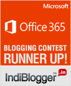 Microsoft Office 365 - IndiBlogger Winner