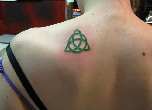 Triquetra Tattoo (after) Done at 
