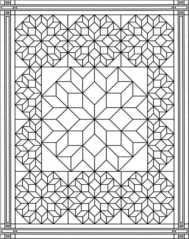 Download Quilt coloring pages to download and print for free