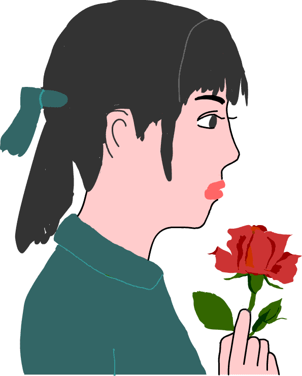 女性 横顔 イラスト 無料