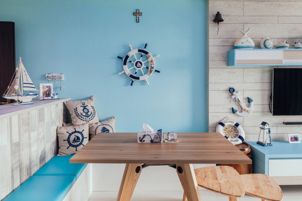 Beach Themed Living Room Decorating Ideas