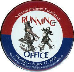 Running for office button