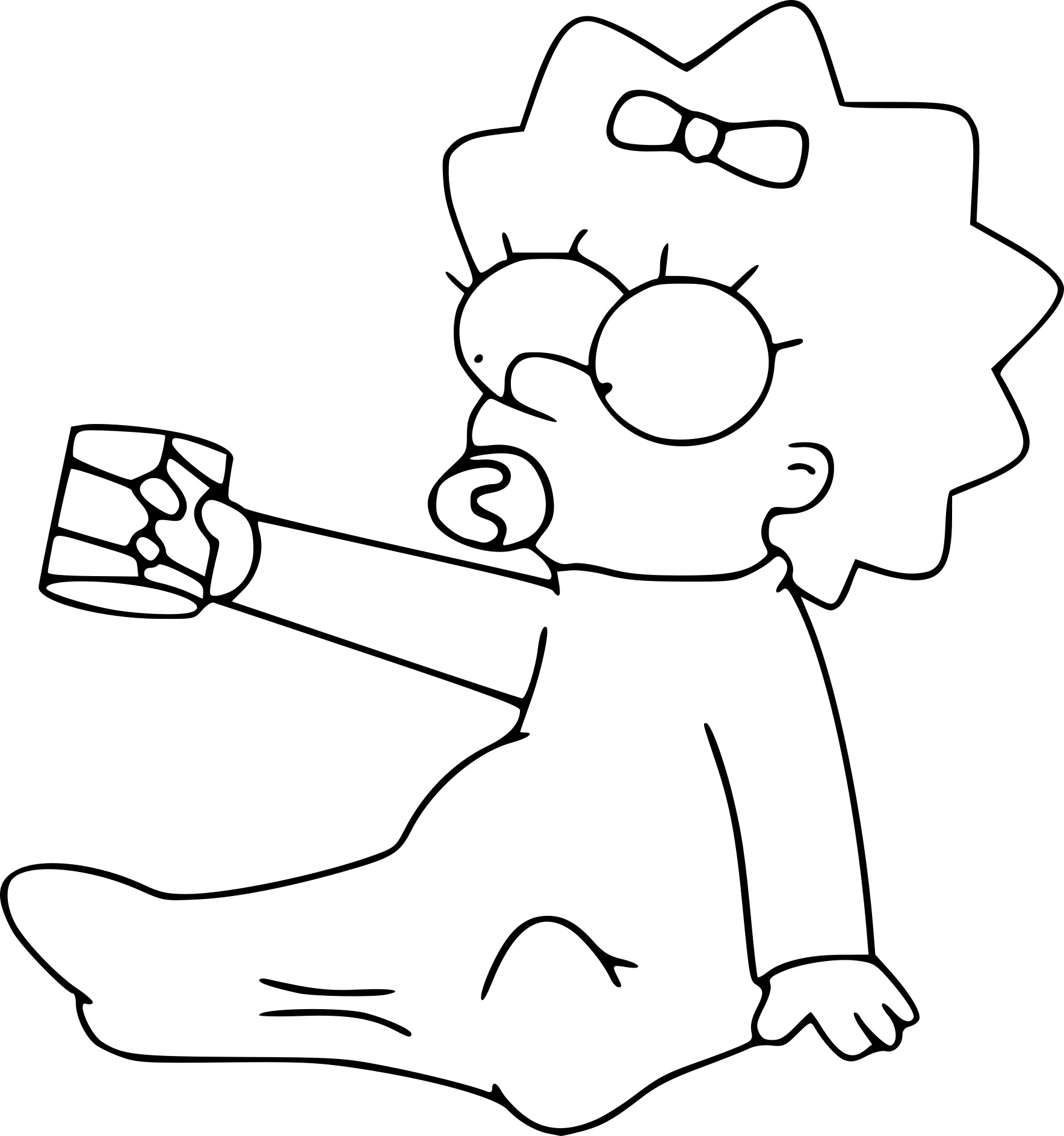 coloriagemaggiesimpson