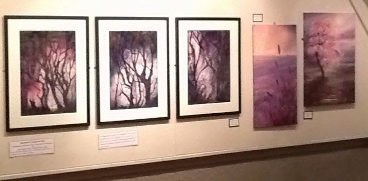 Rose Series: Twilight Trees...a set of three which look beautiful in a room accented with rose.        Barbara Taylor-Harris