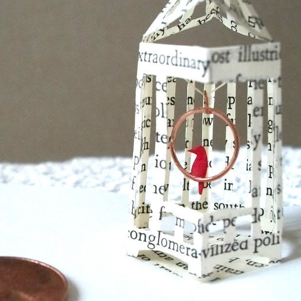 Wee Free Bird pop-up card