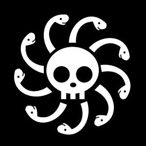 One Piece ワンピース海賊旗コレクション Pieceflag 蛇