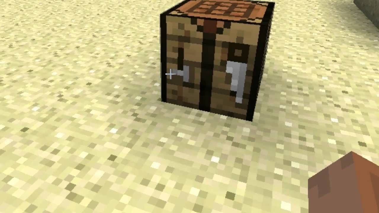 Minecraft Tutorial: How to make Wooden Pickaxe - YouTube