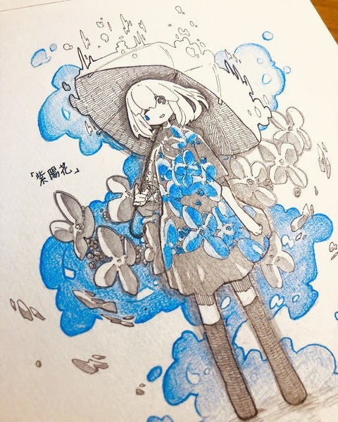 アナログペン画まとめ Pixiv年鑑 B