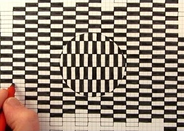 draw an optical illusion