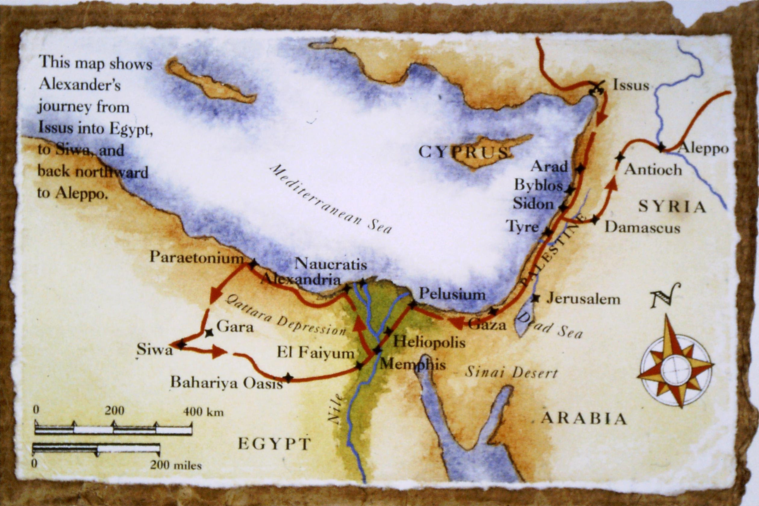  ALEXANDER'S JOURNEY FROM ISSUS TO SIWA