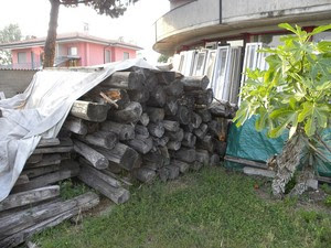 Restauro vecchie travi in legno