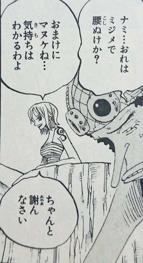 ナミ おれはミジメで腰ぬけか 名言集 ワンピース魂