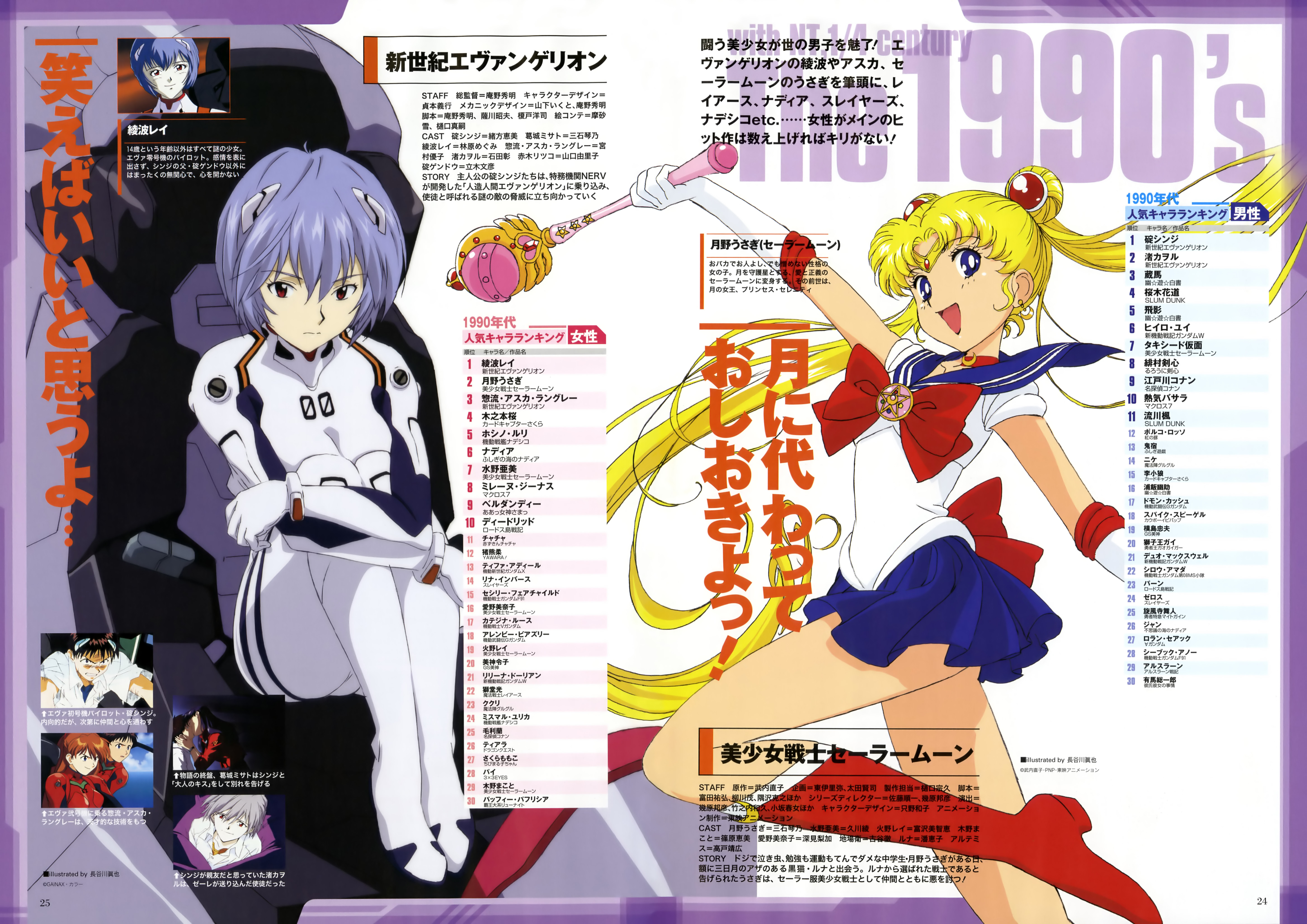 Crossovers Rei Ayanami Sailor Moon Minitokyo