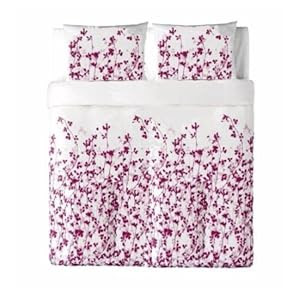 Amazon.com: Ikea Ikea Ransby 3pc King Duvet-cover 100-percent ...