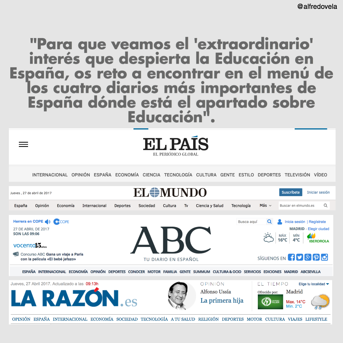 Citas interesantes de @alfredovela (III)