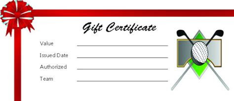  golf gift certificate template 8 best templates ideas for you best