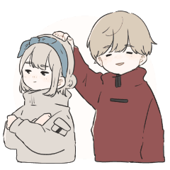 男の子と女の子のほんわかスタンプ Lineスタンプマニア クリエイターズスタンプ