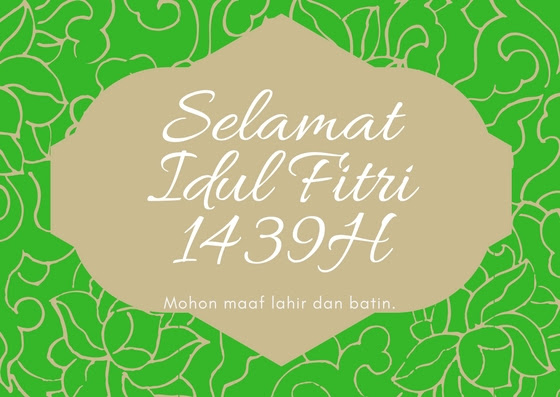 Desain Kartu Lebaran Terbaru Fresh Untuk Tahun 2018