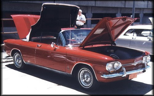 At right we see an excellent example of a Corvair in Concours display mode At right we see an excellent example of a Corvair in Concours display mode