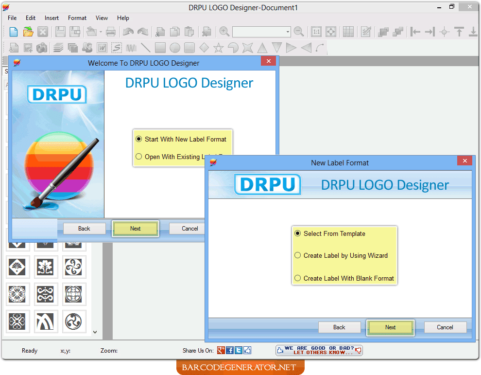 Screenshots of Business Card Generator Software to know ...