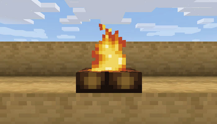 マイクラ キャンプファイア 焚き火 の作り方と使い方 食料を焼ける マイクラモール
