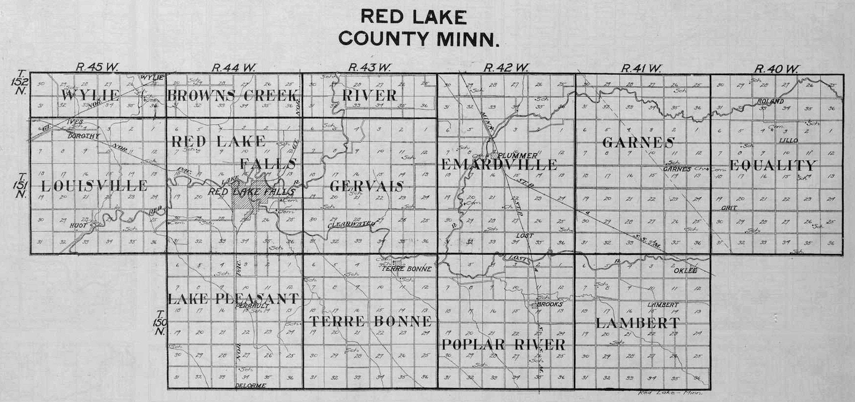 Lake County Mn Plat Map