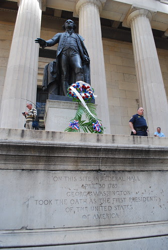 where GW was sworn in