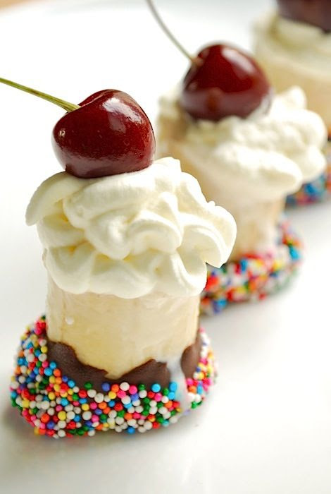 mini banana splits