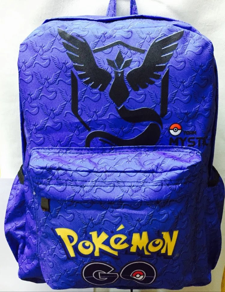 宠物小精灵pokemon Go Mystic 背包学生双肩包书包 宠物小精灵 皮卡丘 欧凡雅动漫周边 欧凡雅动漫微商店手机版
