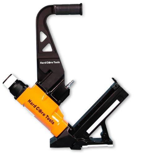 Hardwood Flooring Nailer for Installing Wood Floors - Bamboo, Oak, Maple, Brazilian Cherry, Hickory, Walnut, Hand Scraped, Prefinished and Engineered Wood Flooring