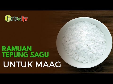VIDEO : cara efektif !!! sembuhkan maag dengan minuman tepung sagu - sagu jika di konsumsi dengan bahan seperti gula aren merah maka kandungan daya perekat yang terdapat dalam kandungan ...