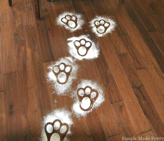 Download Free Printable Easter Bunny Feet Template - Simple Made ...