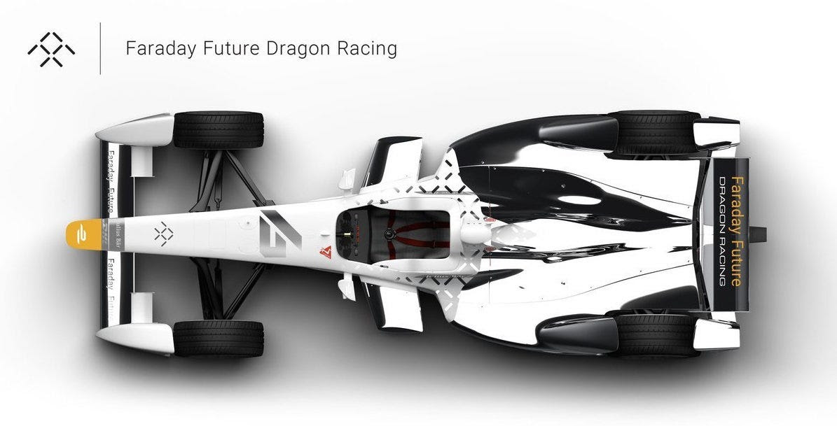 faraday future electric race car design