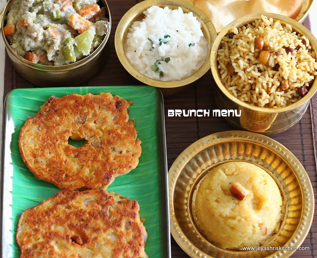 Brunch menu