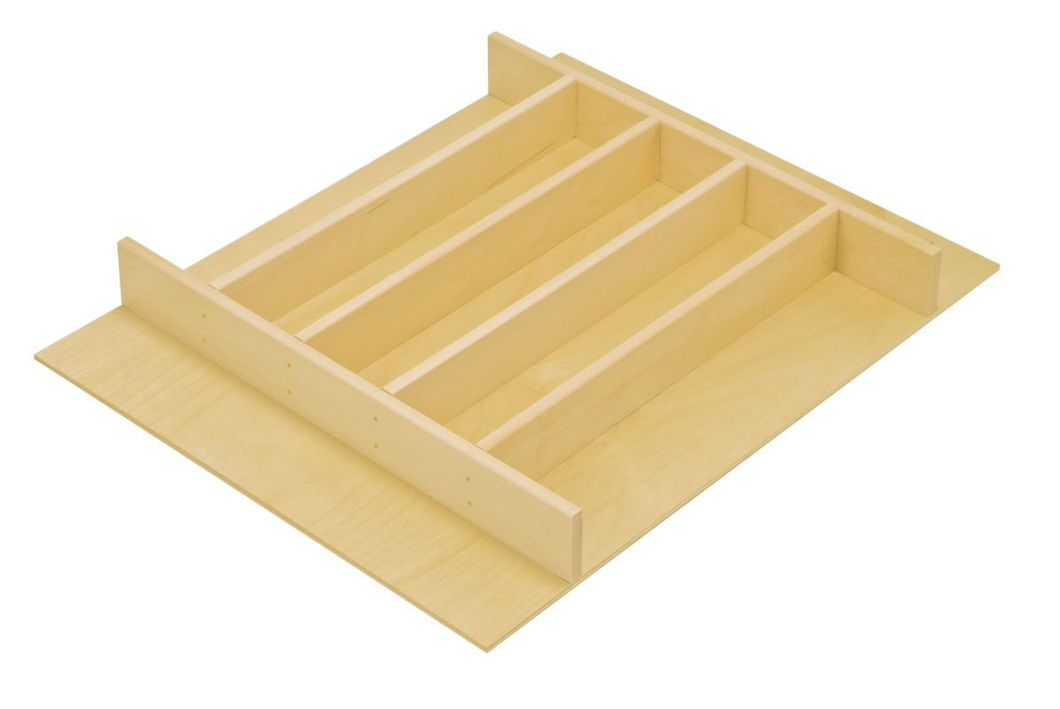 Hafele 556.99.104 Maple Cutlery Hafele 556.99.104 15.25 Wide Drawer Organization Cutlery Storage Insert
