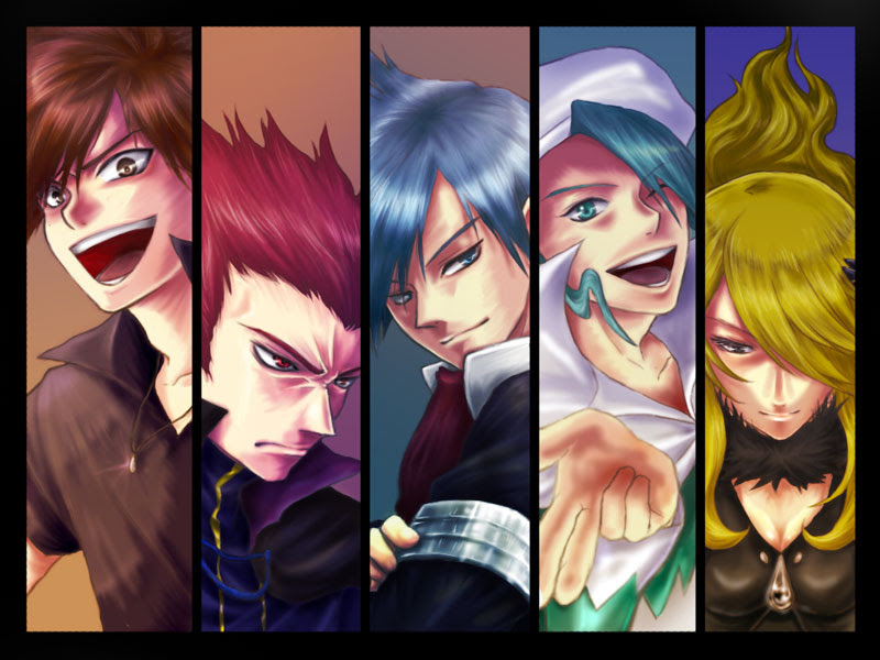 まったりポケモン奮闘記 歴代チャンピオンを描いてみた