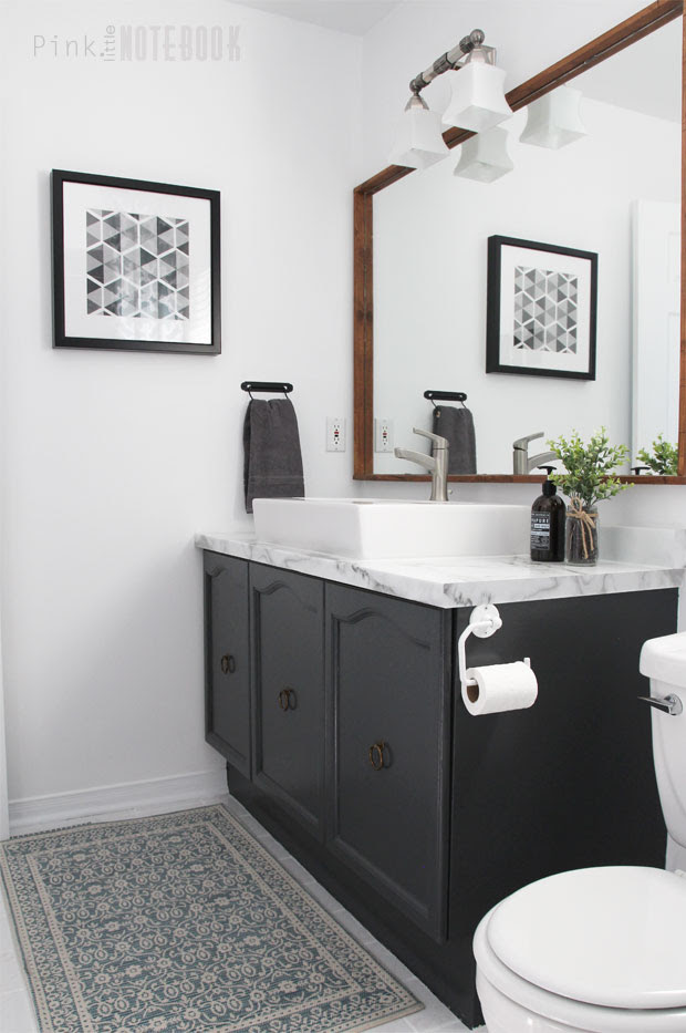 DIY: Bathroom Makeover on a Budget - Pink Little ...