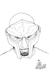 Outline Mf Doom Tattoo