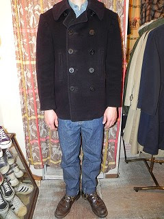 40 60s U S Navy Pea Coat 36 38 Panagorias 古着屋ブログ通販